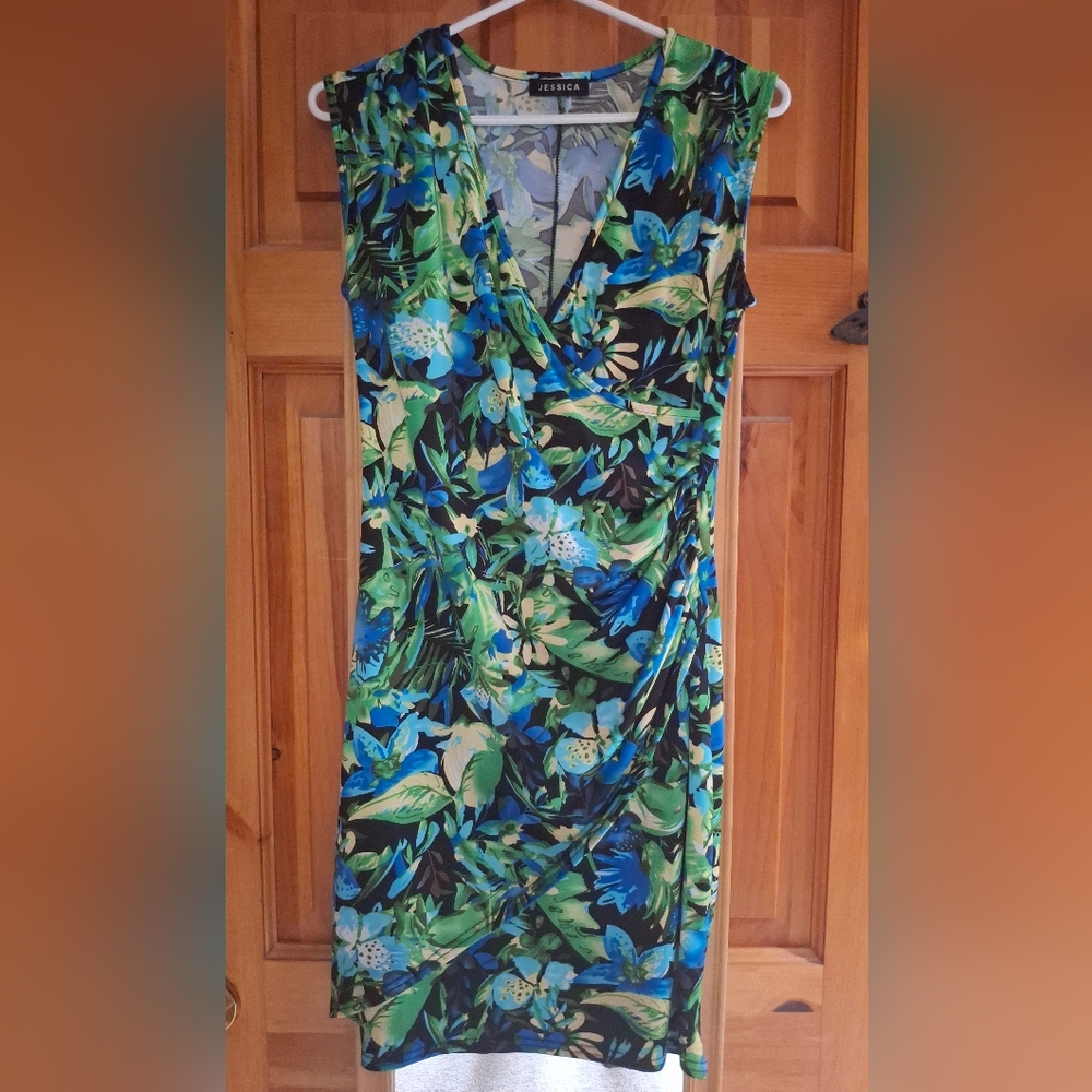 Tropical Print Dress